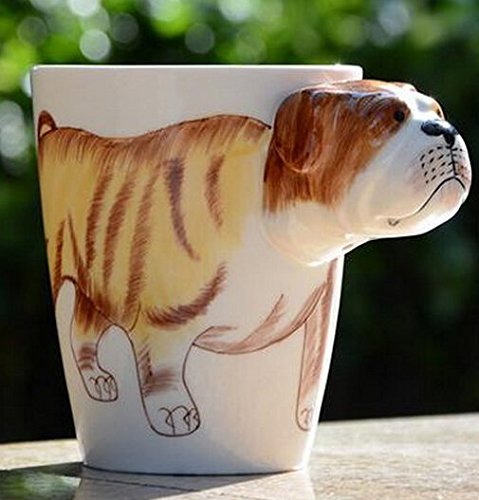 Bulldog Tekopp Keramik