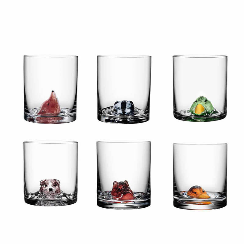 Animal Cups Glass