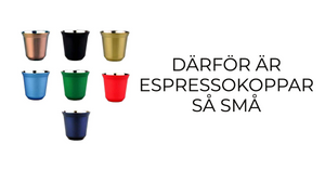 Därför Är Espressokoppar Så Små
