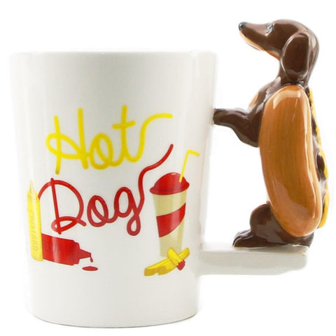 Kaffekopp Hundmotiv Korv