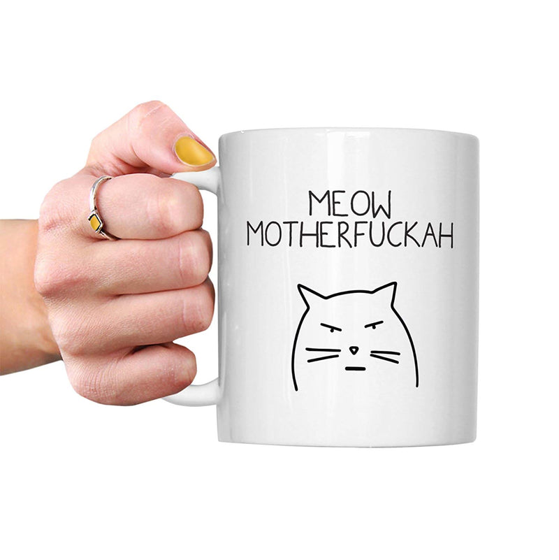 Meow Rolig Kaffemugg 