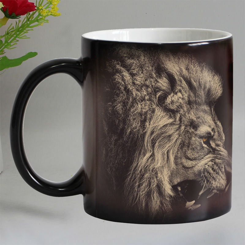 Kaffemugg Savann Lejon