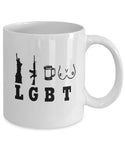 Kaffemugg Vit Handtag