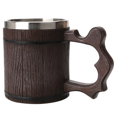 Medeltiden Mugg Trä