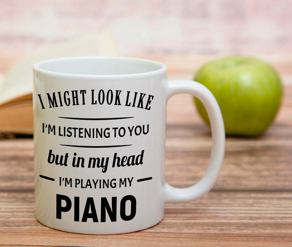 Kaffekopp Piano Musiker