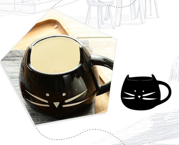 Kaffekopp Keramik Katt