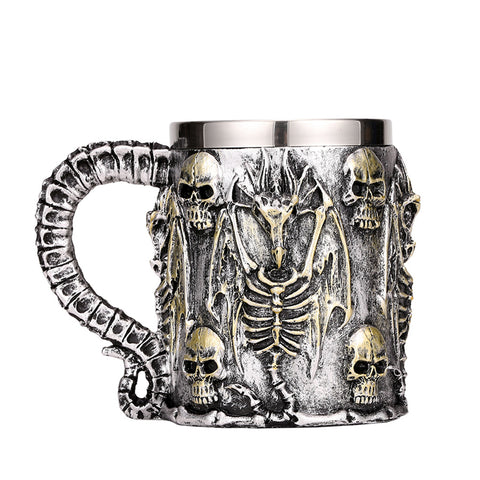 Dödskalle Goth Mugg