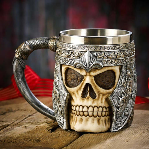 Viking Ölglas Dödskalle