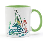 Vikingaskepp Motiv Kaffemugg