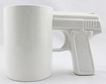 Pistolmugg Vit Keramik