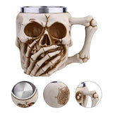 Kaffekopp Dödskalle Resin