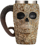 Calavera Dödskalle Ölglas
