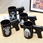 Pistolmugg Svart Ölglas