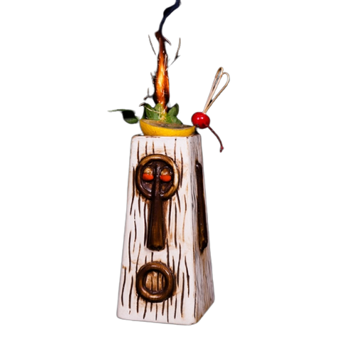 Tikiglas Staty Läskig
