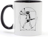 Vitruvian Man Mugg
