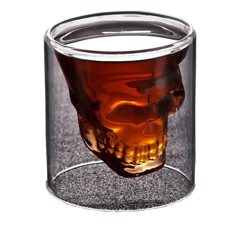 Whiskeyglas Dubbelskiktad Kranium