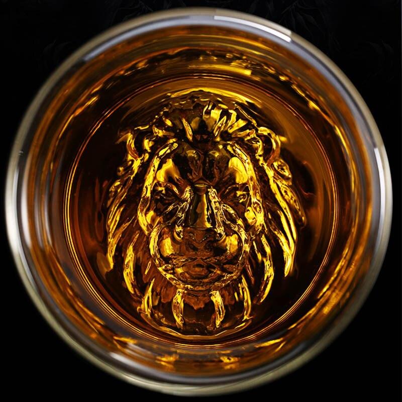 Whiskey Glass Lion