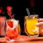 Snygga Cocktailglas Dubbelvägg