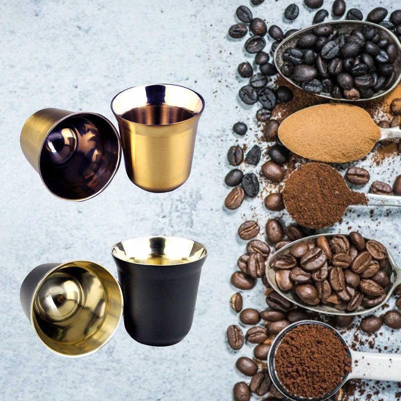 Espresso Cups Gold