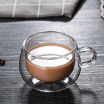 Dubbelväggad Glasmugg Till Kaffet