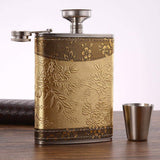 Hip Flask Flowers