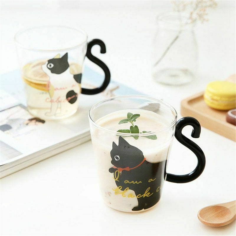 Glass Cup Cats