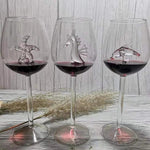 Wine Glass Dolphin