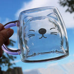 Purple Glass Mug