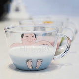 Kaffemugg Glas Rolig