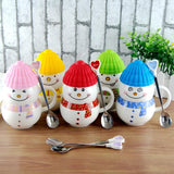 Snowman Porcelain Mugs
