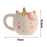 Kaffemugg Unicorn Rosa