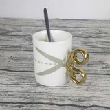 Scissor Mug Gold