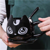 Kaffekopp Bricka Sked