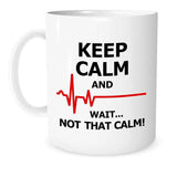 Vit Kaffemugg Motiv