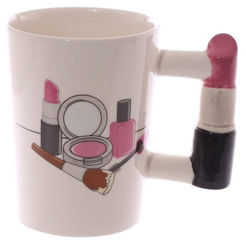 Läppstift Kaffekopp Keramisk