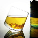 Leaning Whiskey Glass