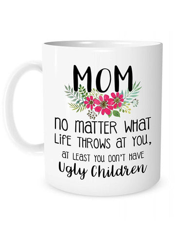 Mammas Kaffemugg Vit