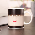 Rolig Kaffemugg Kvinna