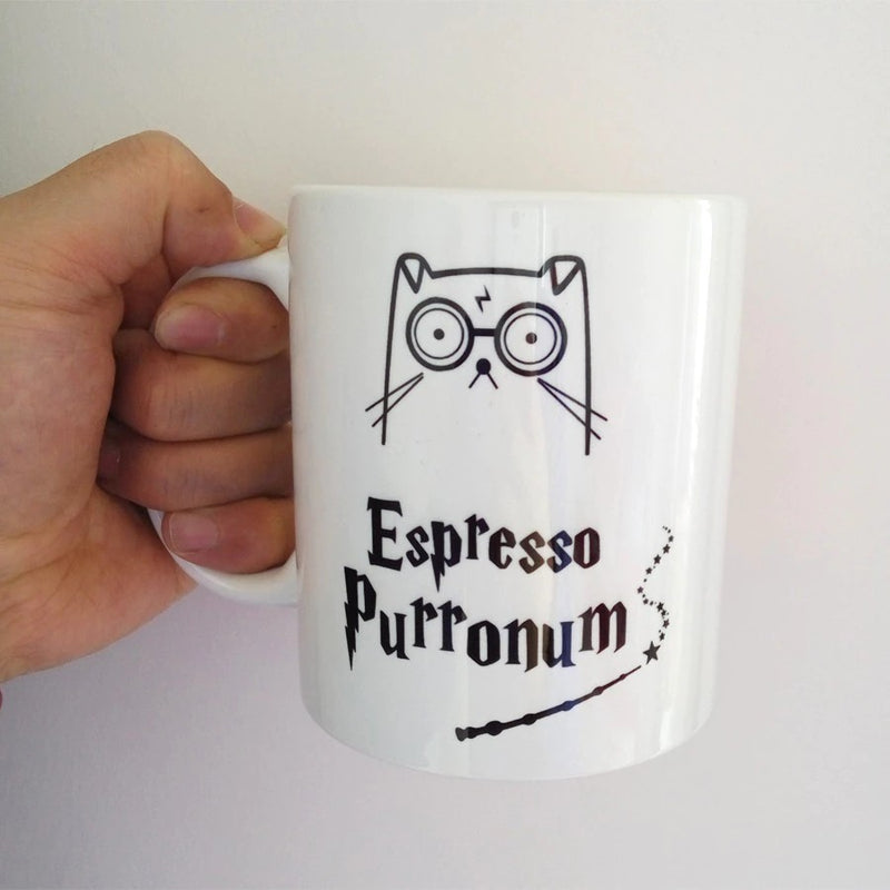Vit Kaffekopp Harry Potter