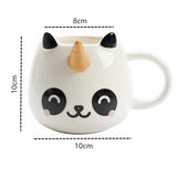 Enhörning Panda Tekopp