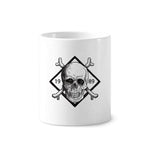 Piratmugg Keramik Vit