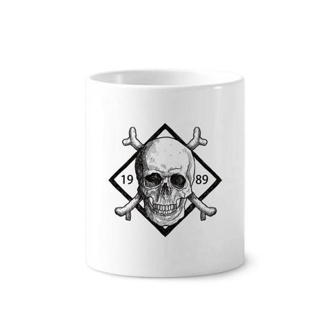 Piratmugg Keramik Vit