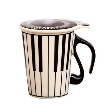 Pianomugg Keramik Vit