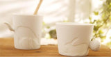 Kanin Kaffekopp Vit