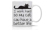 Katt Kaffemugg Kul