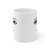 Kaffemugg Porslin Kvinna