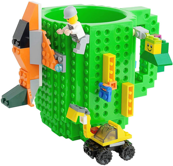Legomugg Grön Handtag