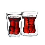 Man Kvinna Shotglas