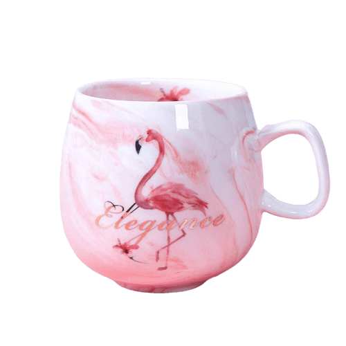 Tekopp Med Flamingo