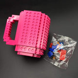 Tekopp Rosa Byggklossar